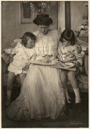 H.R.H. Princess Rupprecht with Prince Leopold and Albrecht Johann