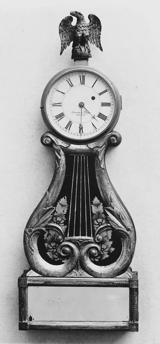 Lyre Clock — John Sawin|George W. Dyer