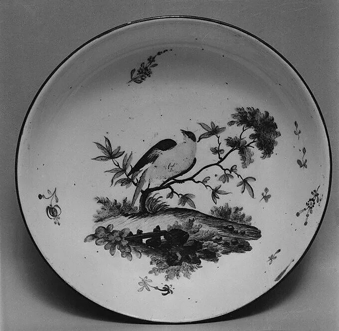 Saucer (part of a service) — Frankenthal Porcelain Manufactory|Adam Bergdoll|Karl Theodor period