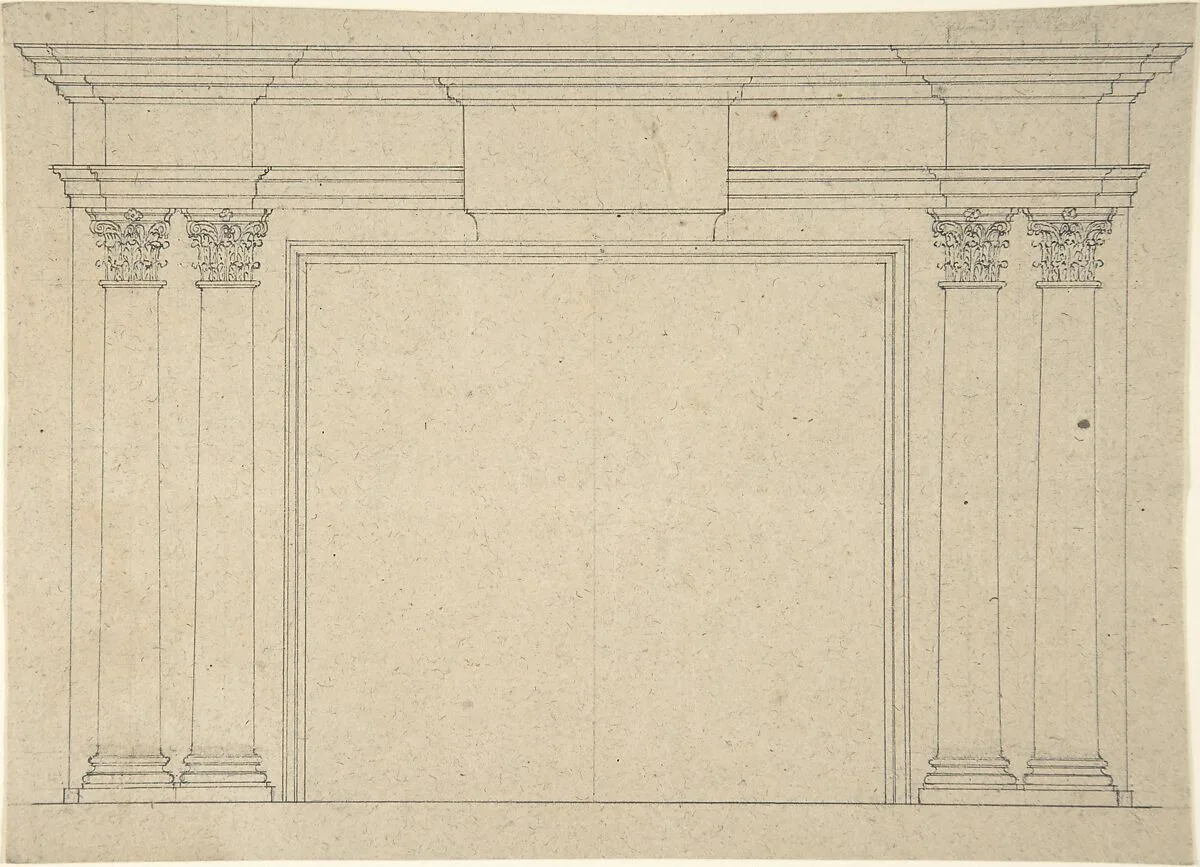 Design for a Chimneypiece — Sir William Chambers