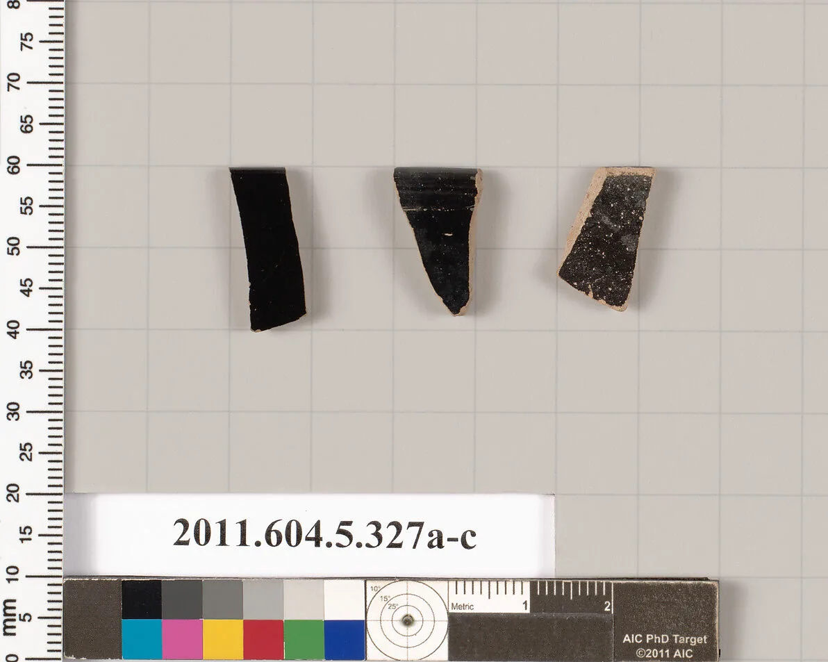 Terracotta rim fragments of kylikes (drinking cups) — Unknown