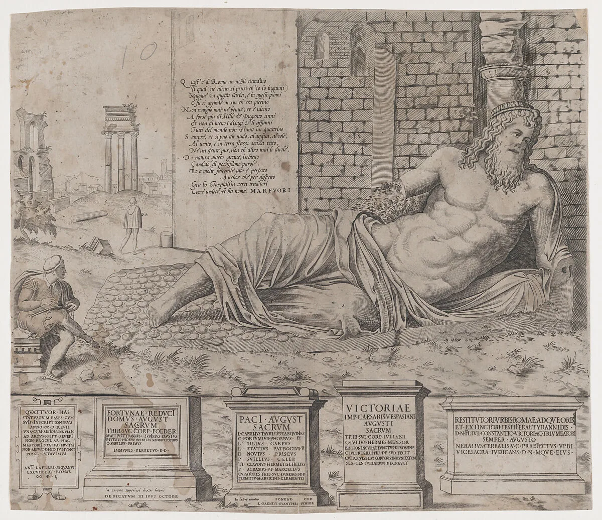 Marforius — Nicolas Beatrizet|Antonio Lafreri