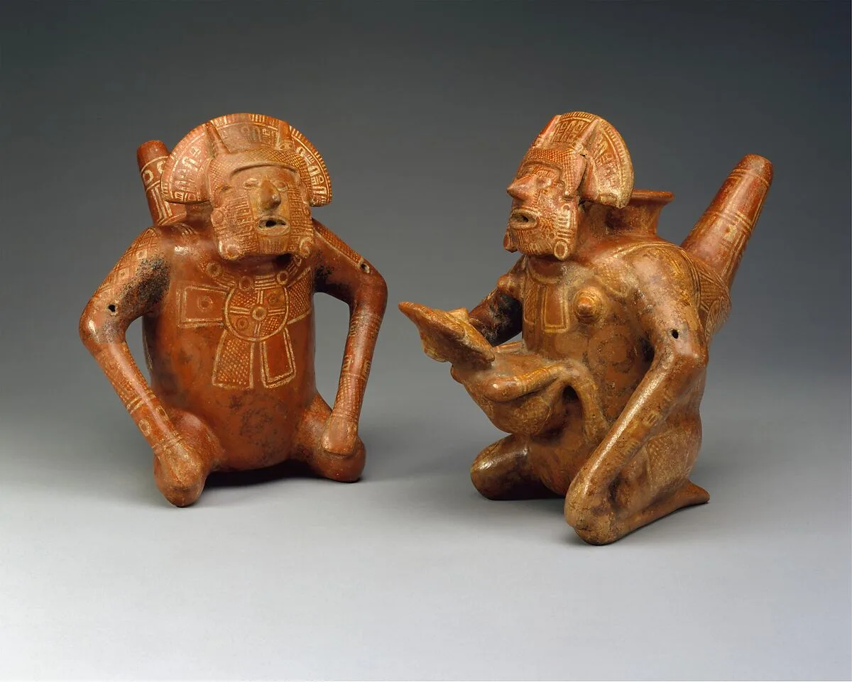 Pair of Figure Vessels — Unknown