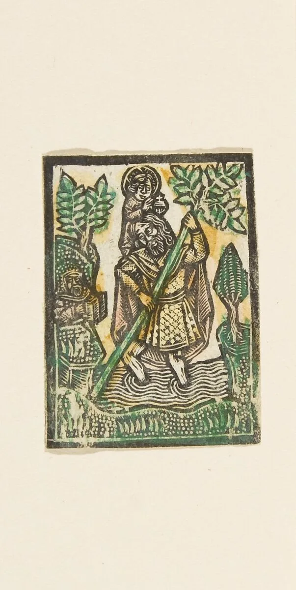 St. Christopher — Anonymous, German, 15th century