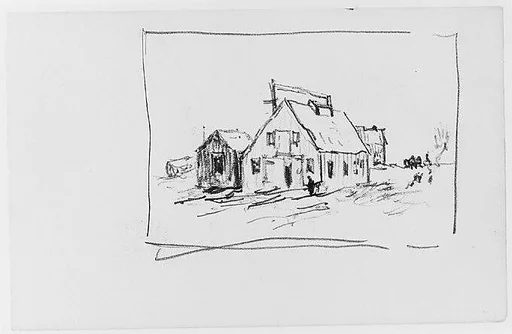 Shipyard in Connecticut (from Sketchbook)