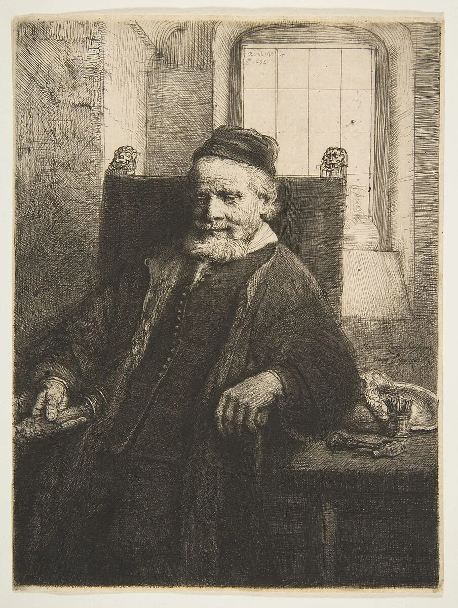 Jan Lutma, goldsmith — Rembrandt (Rembrandt van Rijn)