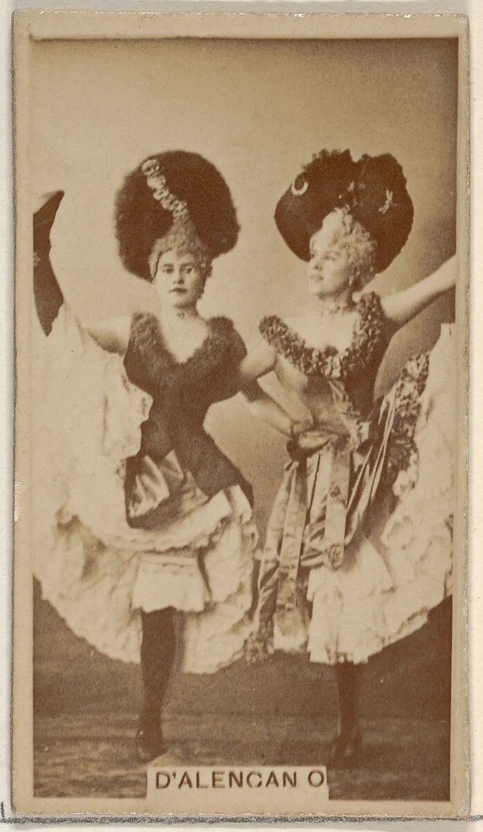 D'Alencan, from the Actors and Actresses series (N45, Type 8) for Virginia Brights Cigarettes — Allen & Ginter
