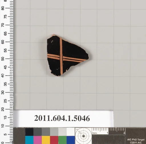 Terracotta fragment of a kylix (drinking cup)