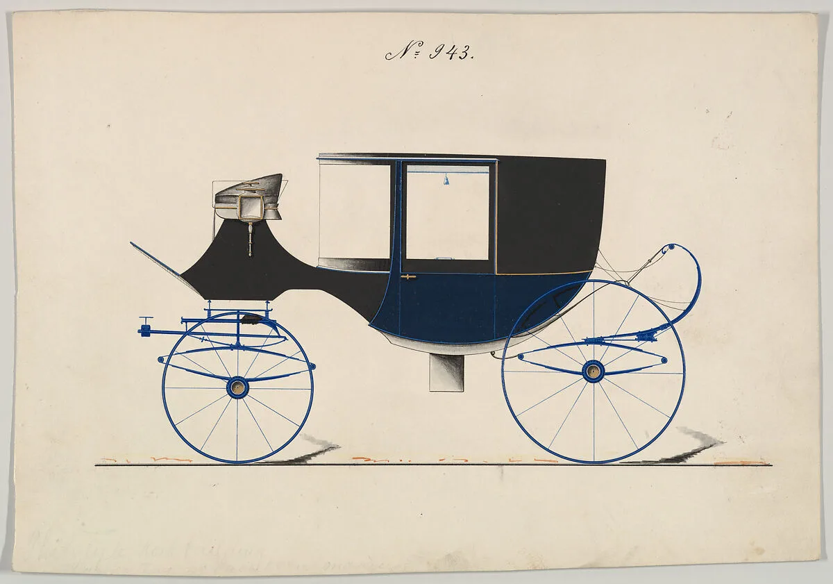 Design for Coupé, no. 943 — Brewster & Co.