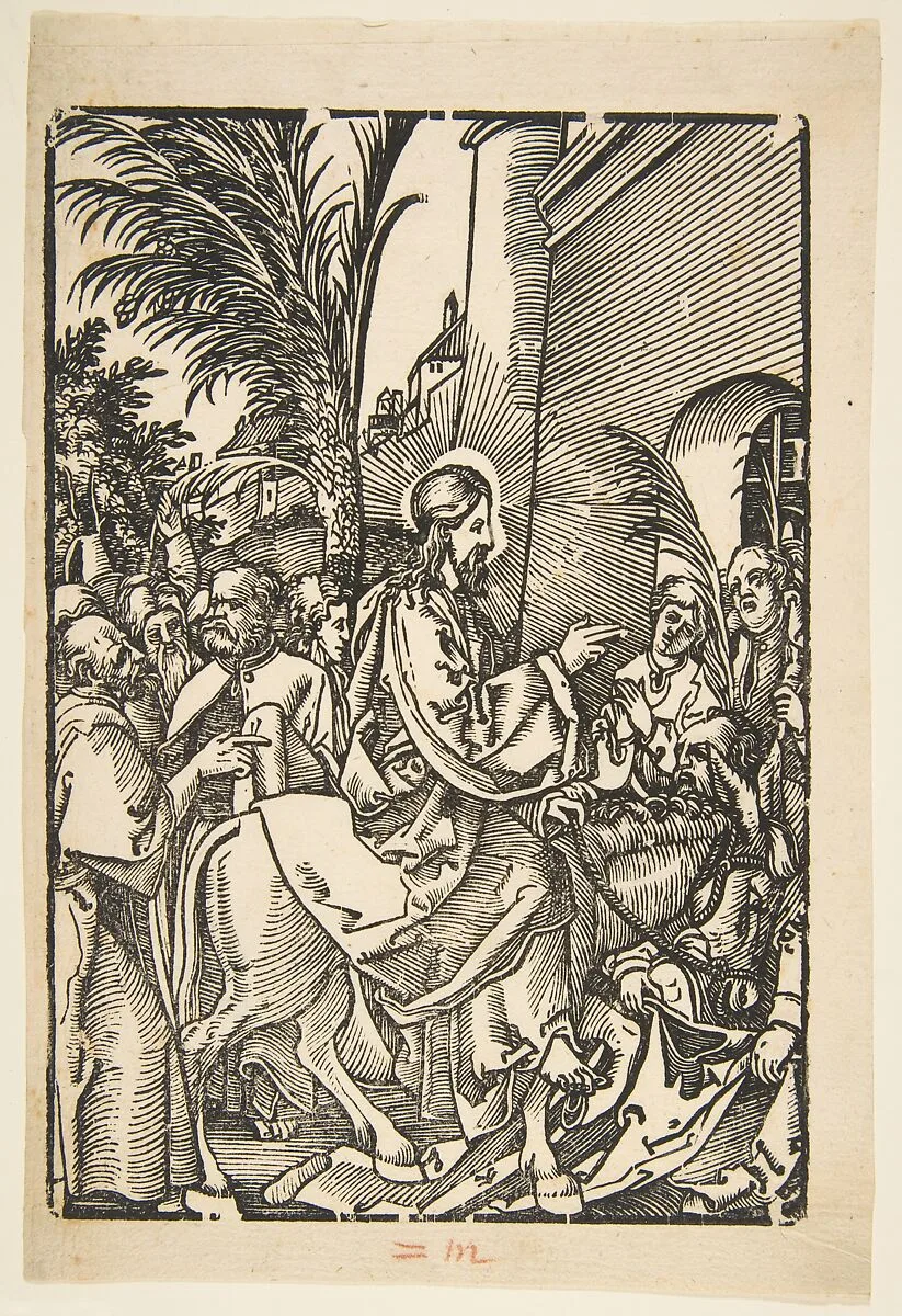 Christ's Entry into Jerusalem, from The Small Passion (copy) — Albrecht Dürer