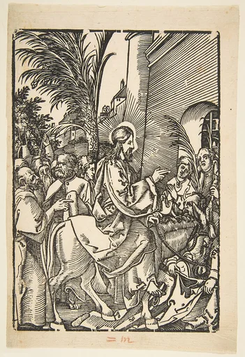 Christ's Entry into Jerusalem, from The Small Passion (copy)