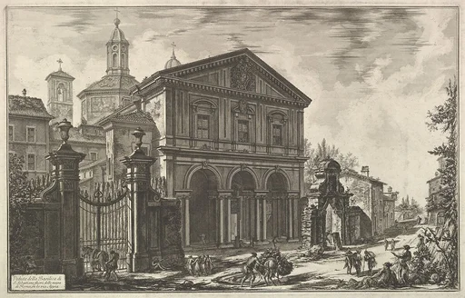View of the Basilica of San Sebastiano fuori delle mura [St. Sebastian ouside the Walls] on the Appian Way, from Vedute di Roma (Roman Views)