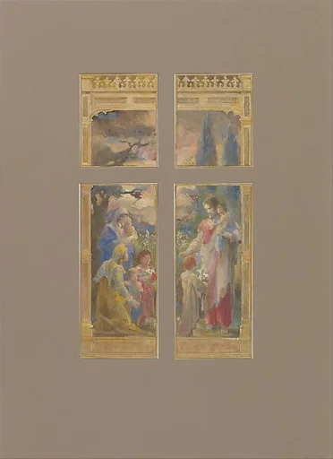 Design for window, Mr. J.C. Williams, All Saints Chapel, Atlanta, GA,