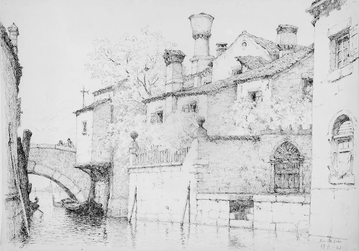 Rio del Erbe, Venice — Andrew Fisher Bunner