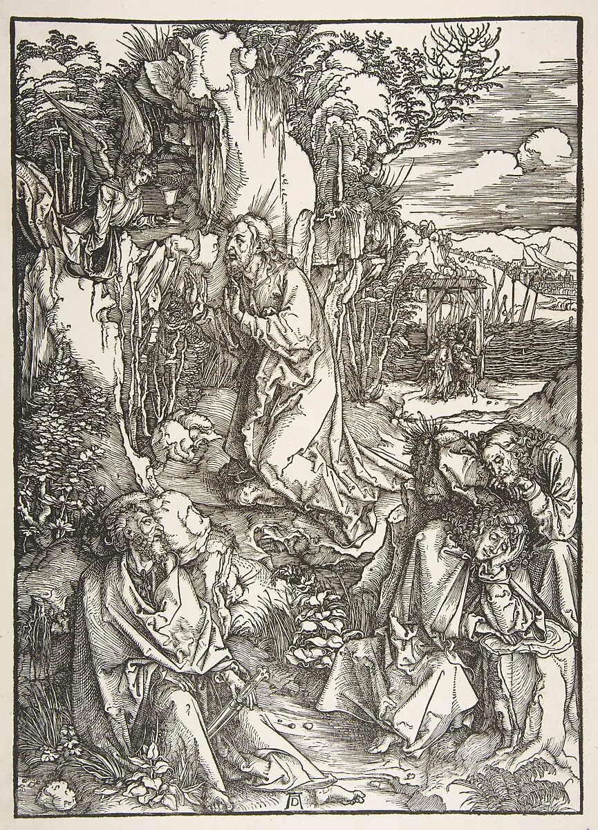 Christ on the Mount of Olives, from The Large Passion — Albrecht Dürer