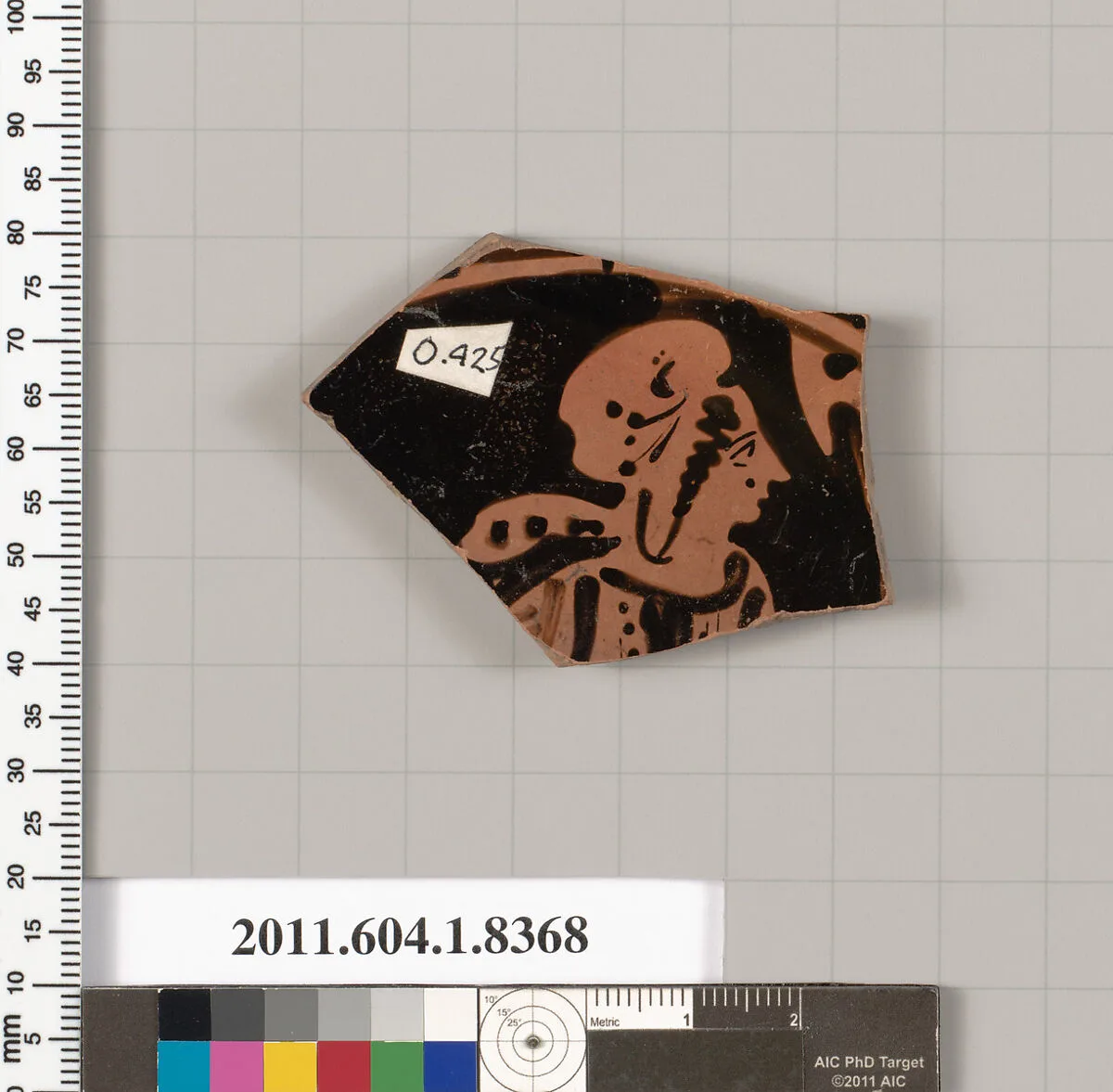 Terracotta fragment of a kylix (drinking cup) — Unknown