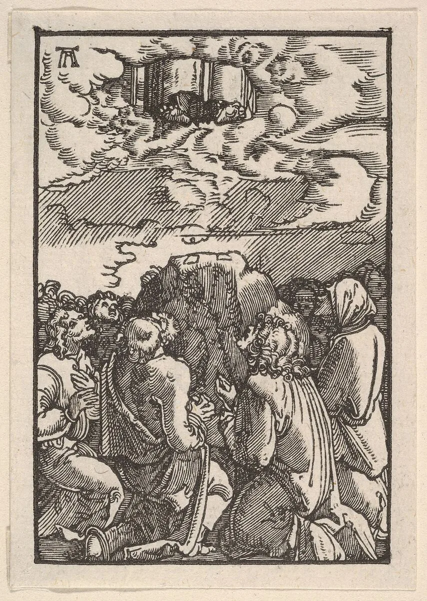 The Ascension of Christ, from The Fall and Salvation of Mankind Through the Life and Passion of Christ — Albrecht Altdorfer