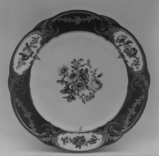 Plate (Assiette à palmes) (1 of 102) (part of a service)