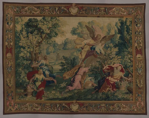 Boreas and Orithyia from a set of scenes from Ovid's Metamorphoses