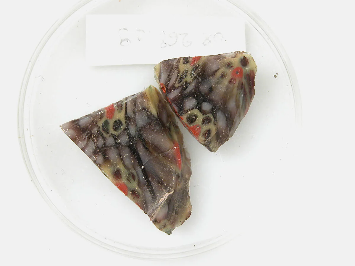 Glass Fragments from a Vessel — Unknown