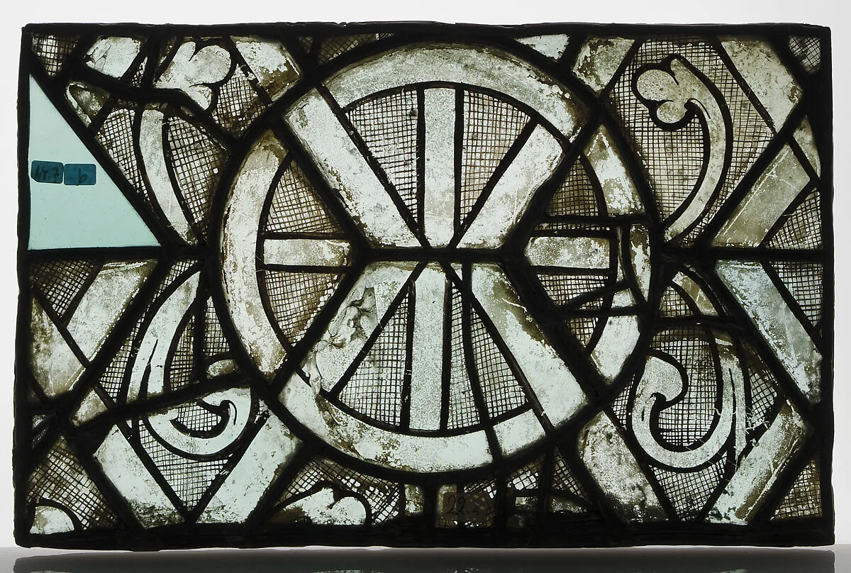 Grisalle Glass Panel — Unknown