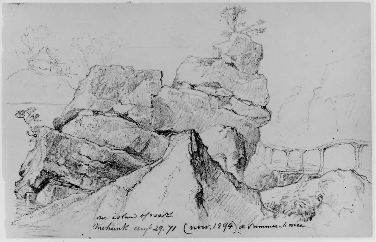 Mohonk, 1871 (from Sketchbook) — Daniel Huntington