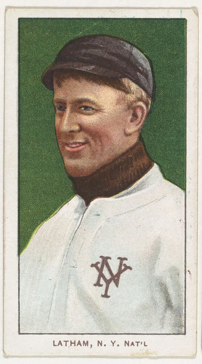 Latham, New York, National League, from the White Border series (T206) for the American Tobacco Company — American Tobacco Company