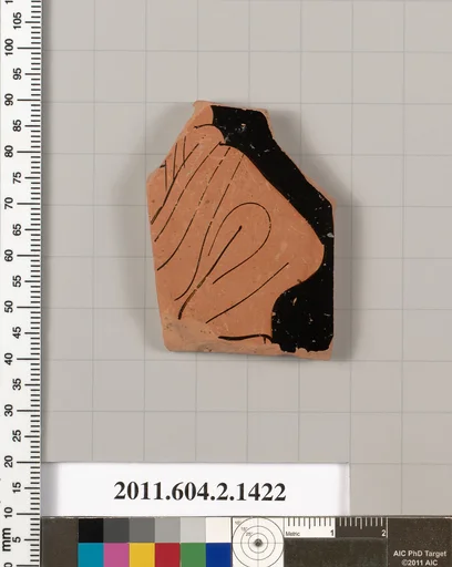 Terracotta fragment of a skyphos (deep drinking cup)