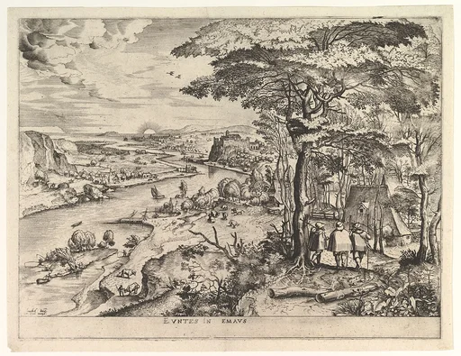 Euntes in Emaus (Landscape with Pilgrims at Emmaus) from the series The Large Landscapes