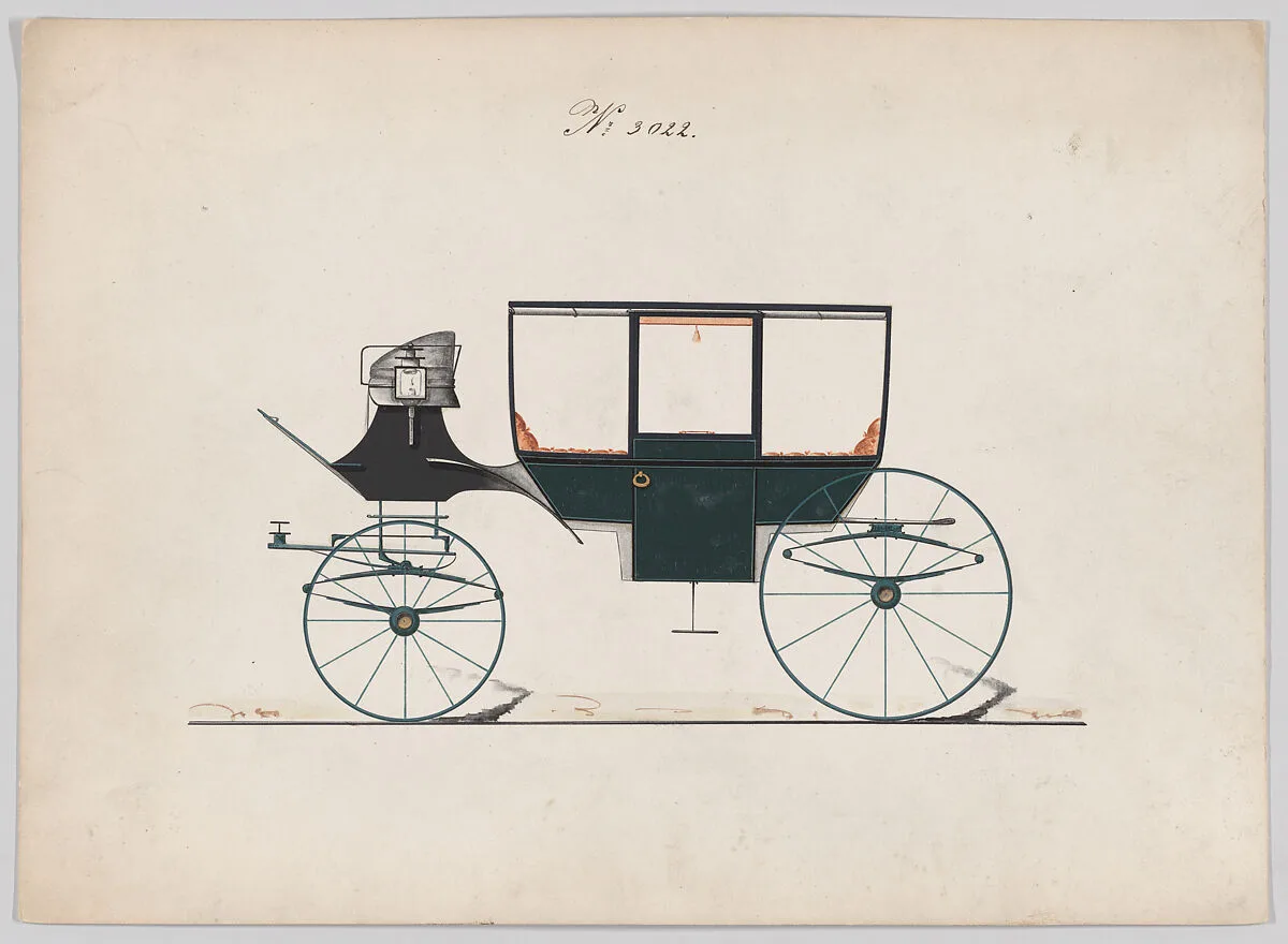 Design for Coach, no. 3022 — Brewster & Co.