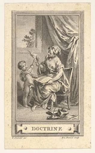 Doctrine, from the Almanach iconologique
