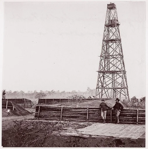 [Signal Tower at Point of Rocks, Appomattox River, Virginia]