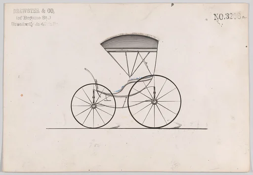 Design for Pony Phaeton, no. 3208a