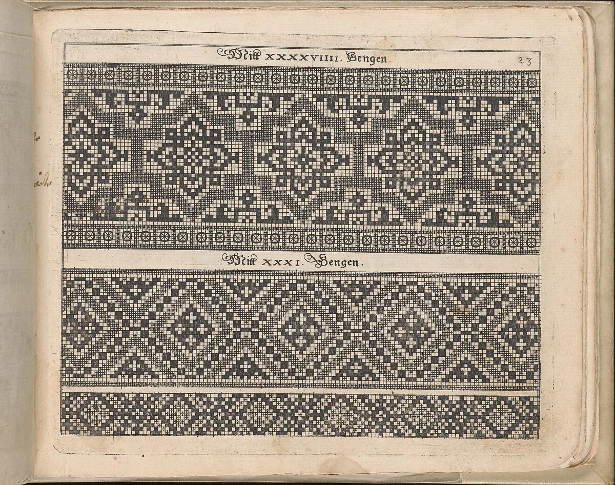 Schön Neues Modelbuch (Page 28 recto) — Johann Sibmacher|Balthasar Caymox