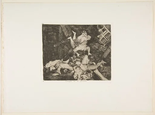 Plate 30 from "The Disasters of War" (Los Desastres de la Guerra): 'Ravages of war' (Estragos de la guerra)