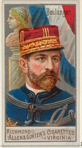 Georges Ernest Jean-Marie Boulanger, from the Great Generals series (N15) for Allen & Ginter Cigarettes Brands