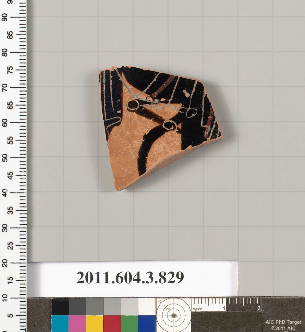 Terracotta fragment of a lekythos (oil flask) — Unknown