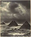 Sandstorm over Pyramids — Alfred G. Buckham