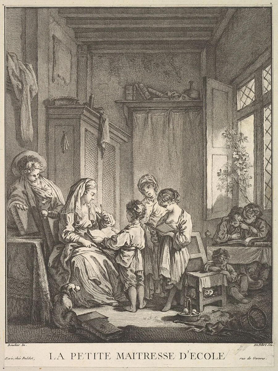 The Little Schoolmistress — A. J. Defehrt|François Boucher