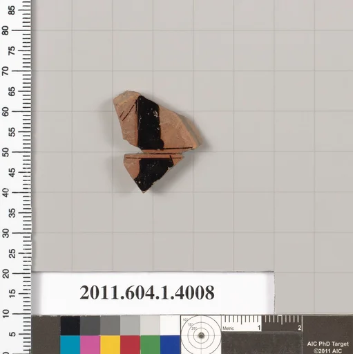 Terracotta fragment of a kylix (drinking cup)