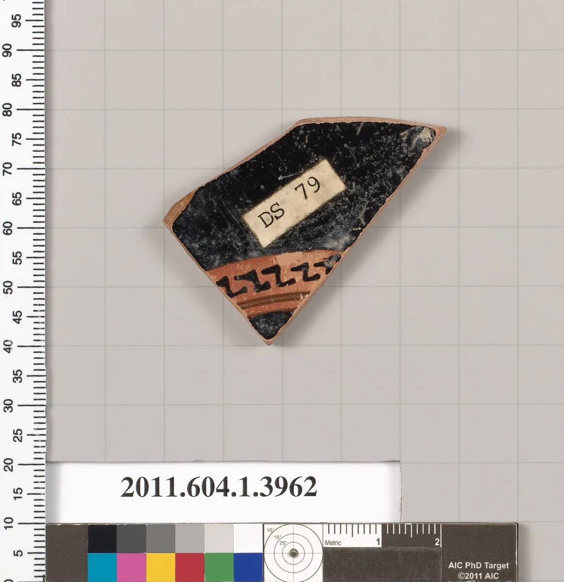 Terracotta fragment of a kylix (drinking cup) — Unknown