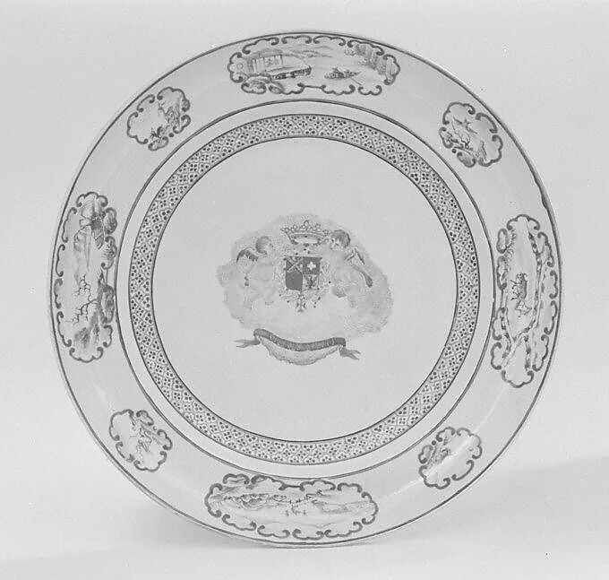Dinner plate (part of a service) — Unknown