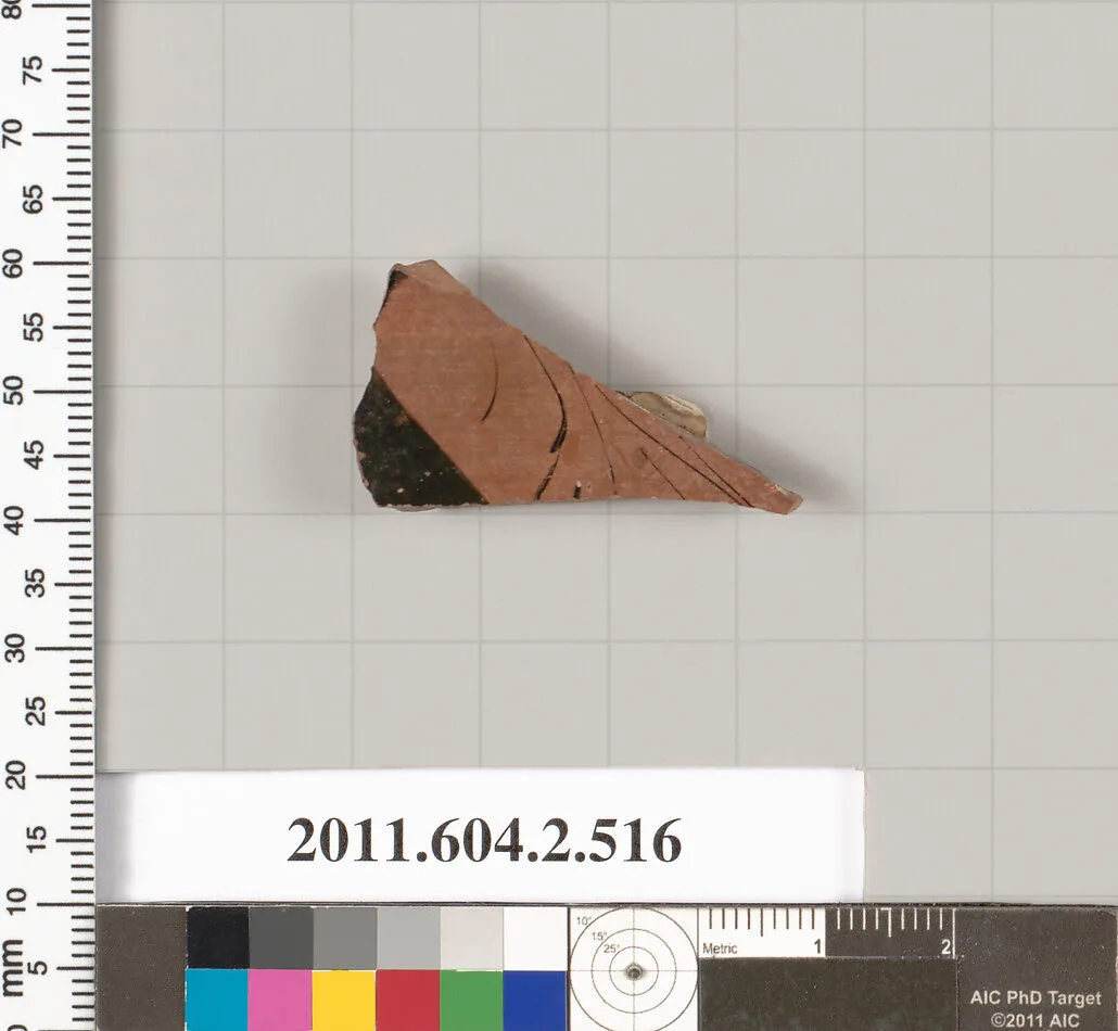 Terracotta fragment of a column-krater (bowl for mixing wine and water) — Unknown