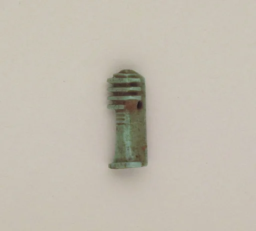Amulet pendant, djed sign