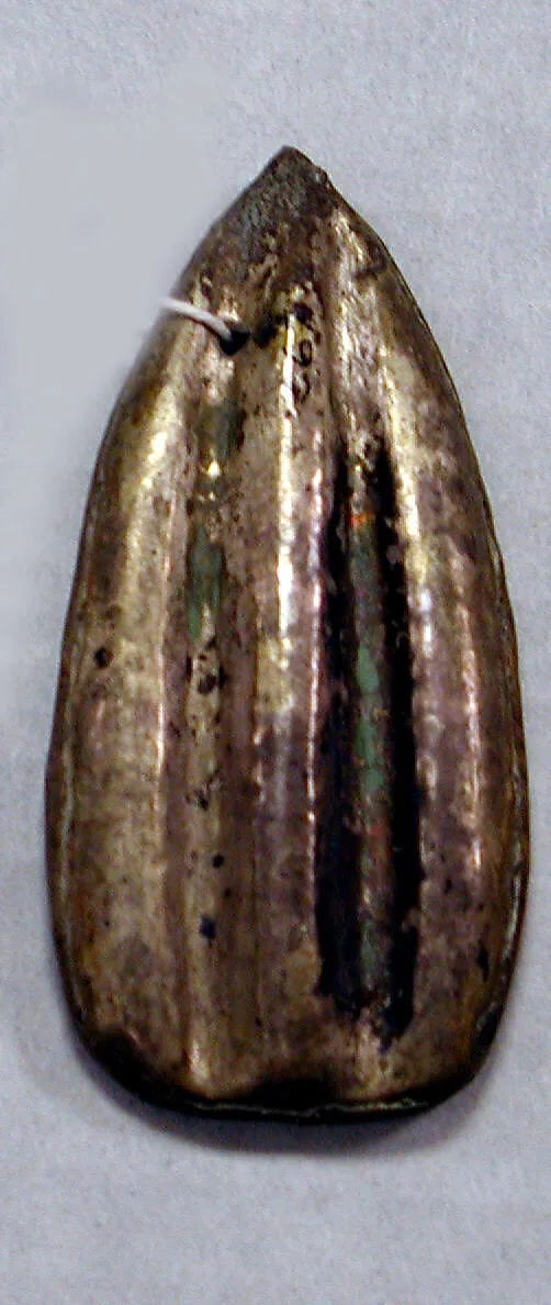 Hammered Silver Petal Ornament — Unknown