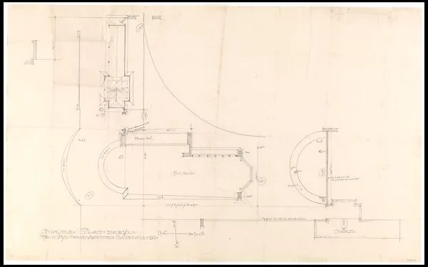 Plan for the Garden between the Cottage and the Stable — Frank Lloyd Wright