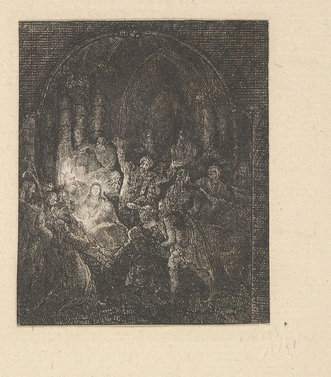 L'Adoration des Bergers (The Adoration of the Shepherds) — Rodolphe Bresdin