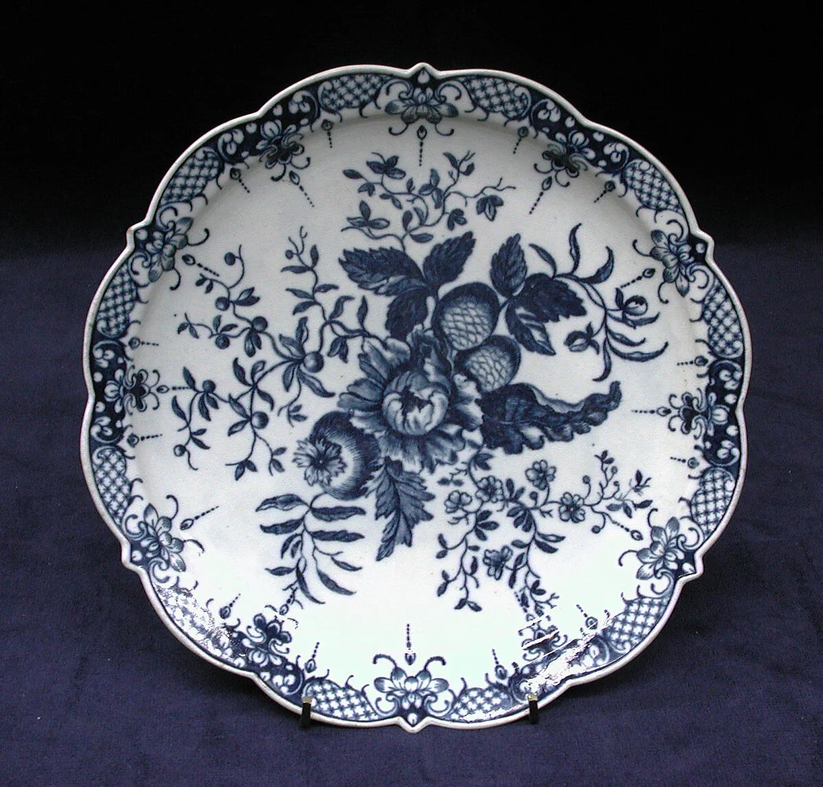 Plate — Worcester factory