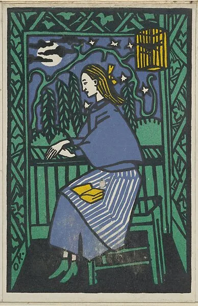 Women at a Window — Oskar Kokoschka|Wiener Werkstätte