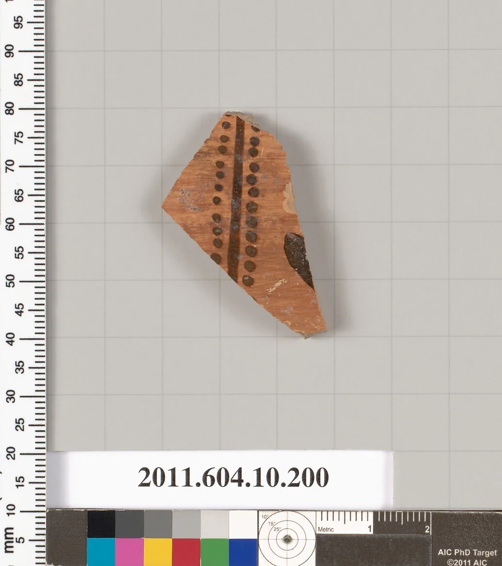 Terracotta fragment from a closed shape — Unknown